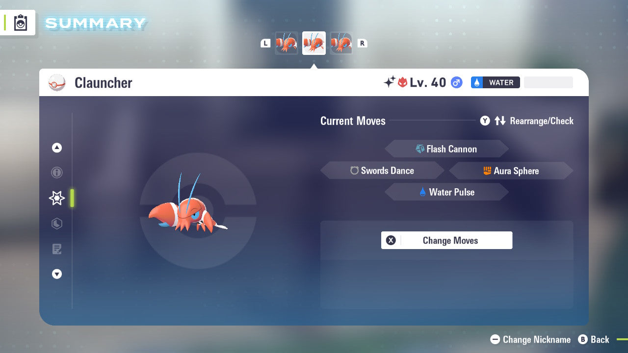 Pokemon Legends ZA Alpha Shiny Clauncher 6IV-EV Trained - Pokemon4Ever