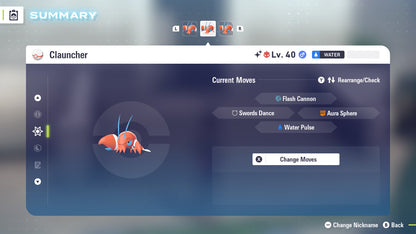 Pokemon Legends ZA Alpha Shiny Clauncher 6IV-EV Trained - Pokemon4Ever