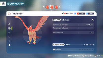 Pokemon Legends ZA Alpha Shiny Talonflame 6IV-EV Trained - Pokemon4Ever