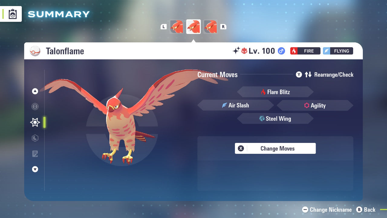 Pokemon Legends ZA Alpha Shiny Talonflame 6IV-EV Trained - Pokemon4Ever