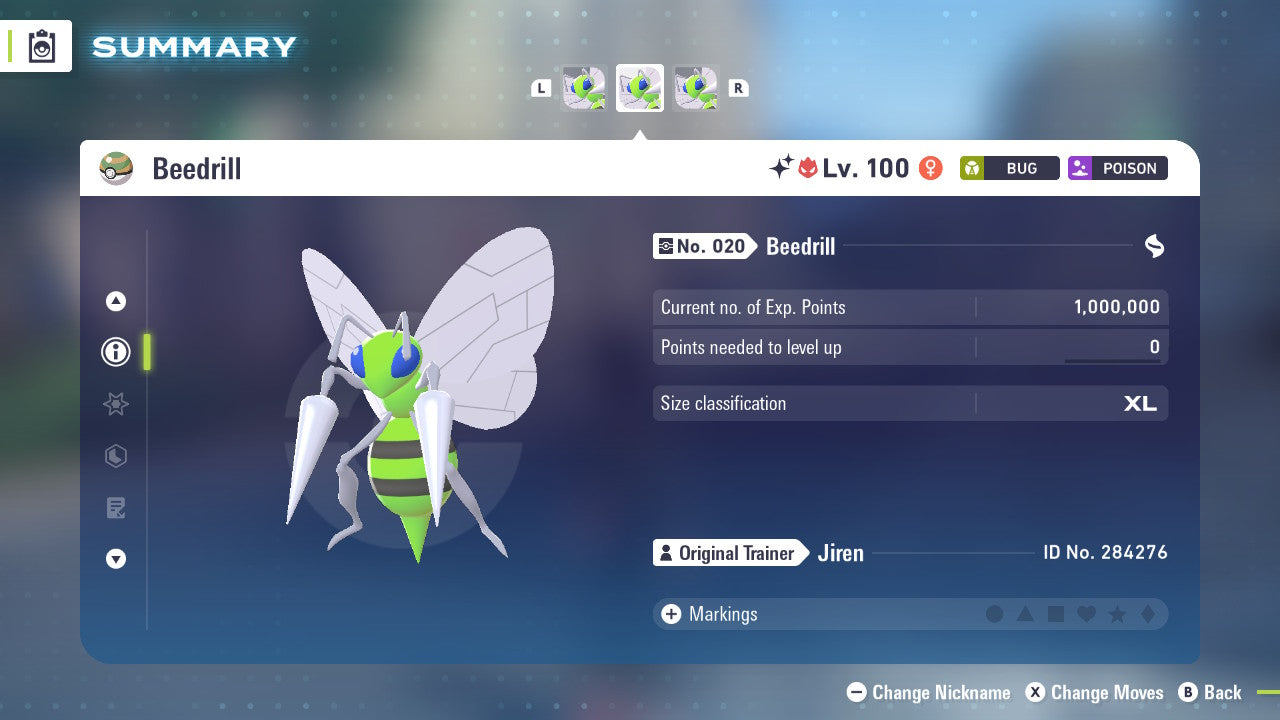 Pokemon Legends ZA Alpha Shiny Beedrill 6IV-EV Trained - Pokemon4Ever