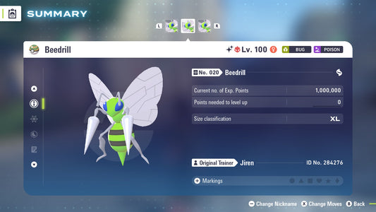 Pokemon Legends ZA Alpha Shiny Beedrill 6IV-EV Trained - Pokemon4Ever