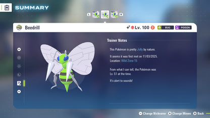 Pokemon Legends ZA Alpha Shiny Beedrill 6IV-EV Trained - Pokemon4Ever