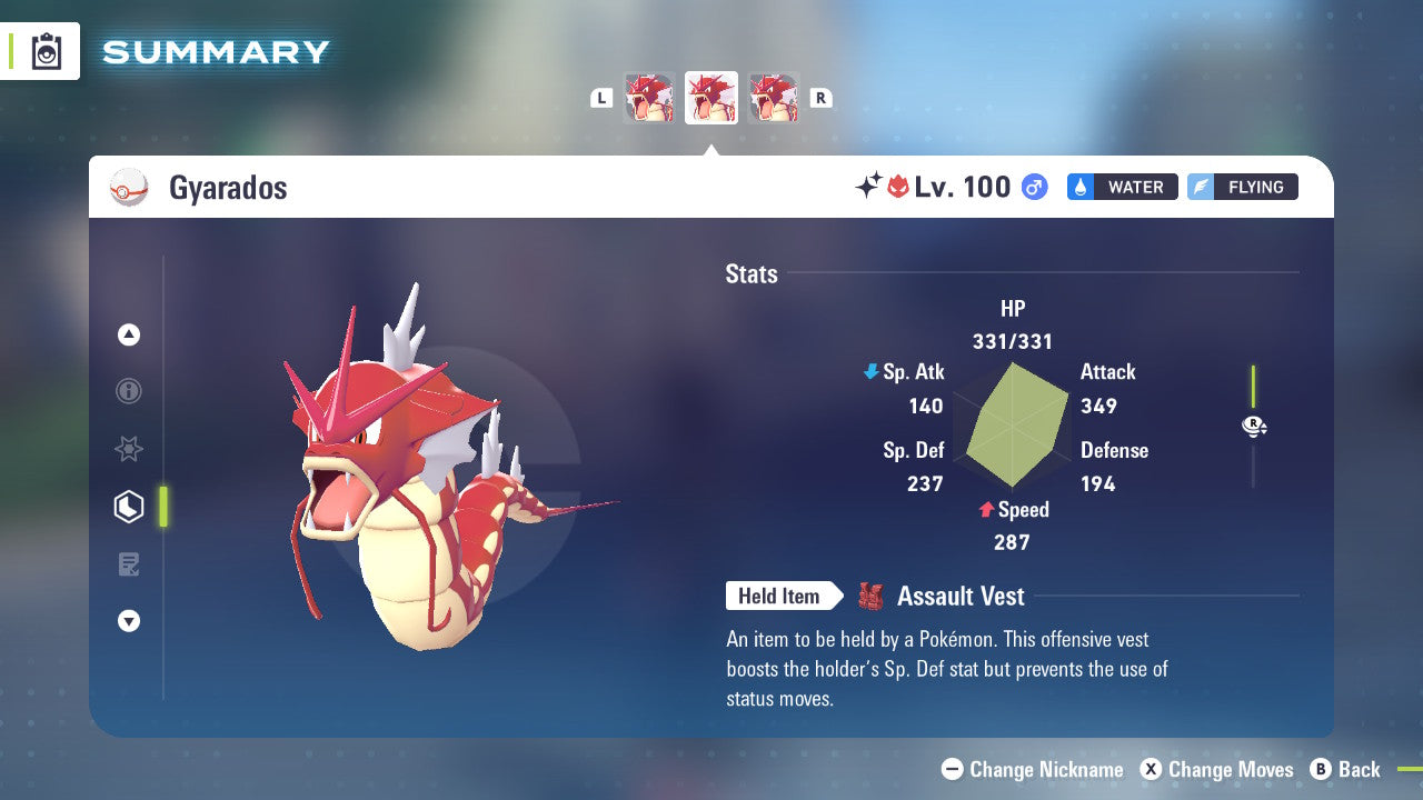 Pokemon Legends ZA Alpha Shiny Gyarados 6IV-EV Trained - Pokemon4Ever