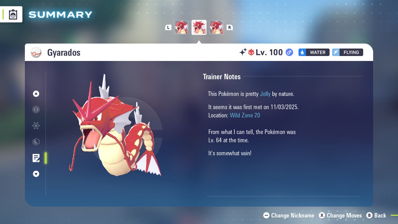 Pokemon Legends ZA Alpha Shiny Gyarados 6IV-EV Trained - Pokemon4Ever