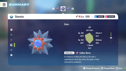 Pokemon Legends ZA Alpha Shiny Starmie 6IV-EV Trained - Pokemon4Ever