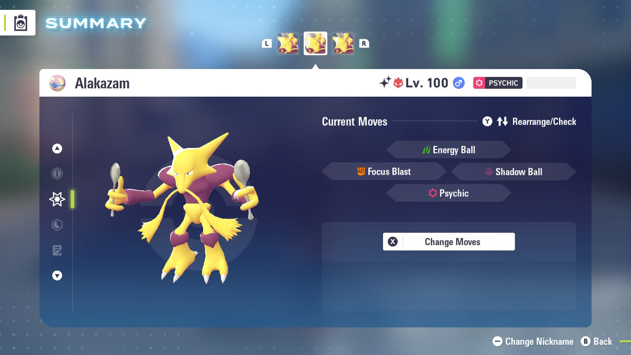 Pokemon Legends ZA Alpha Shiny Alakazam 6IV-EV Trained – Pokemon4Ever