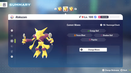 Pokemon Legends ZA Alpha Shiny Alakazam 6IV-EV Trained - Pokemon4Ever