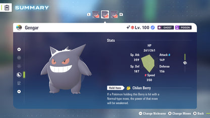 Pokemon Legends ZA Alpha Shiny Gengar 6IV-EV Trained - Pokemon4Ever
