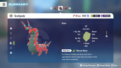 Pokemon Legends ZA Alpha Shiny Scolipede 6IV-EV Trained - Pokemon4Ever