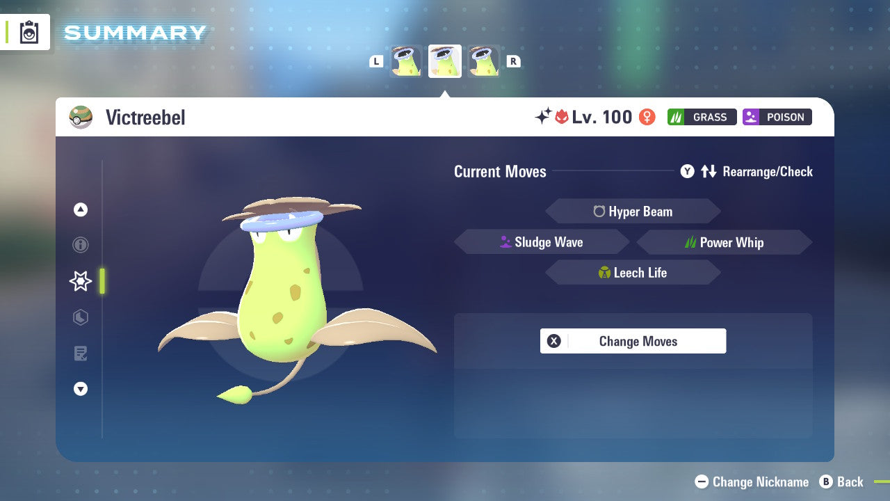 Pokemon Legends ZA Alpha Shiny Victreebel 6IV-EV Trained - Pokemon4Ever