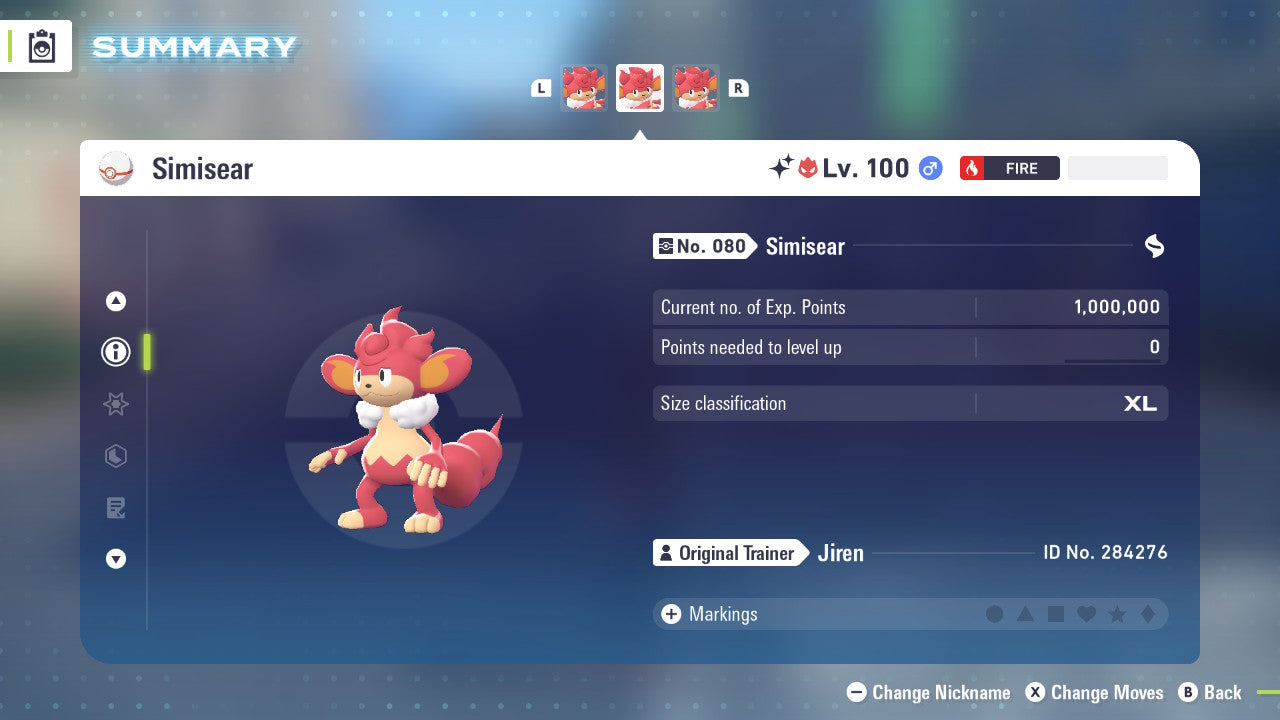 Pokemon Legends ZA Alpha Shiny Simisear 6IV-EV Trained - Pokemon4Ever