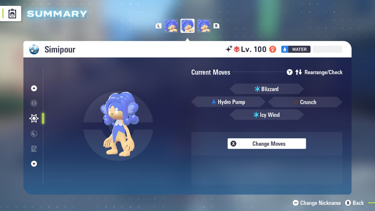 Pokemon Legends ZA Alpha Shiny Simipour 6IV-EV Trained - Pokemon4Ever