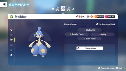 Pokemon Legends ZA Alpha Shiny Medicham 6IV-EV Trained - Pokemon4Ever