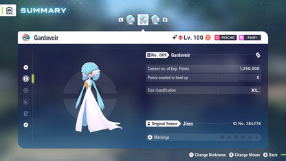 Pokemon Legends ZA Alpha Shiny Gardevoir 6IV-EV Trained - Pokemon4Ever