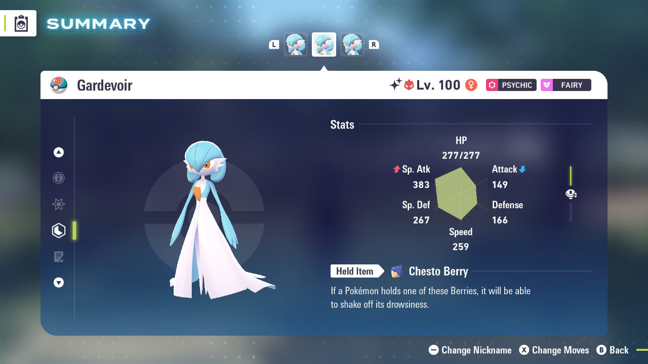 Pokemon Legends ZA Alpha Shiny Gardevoir 6IV-EV Trained - Pokemon4Ever