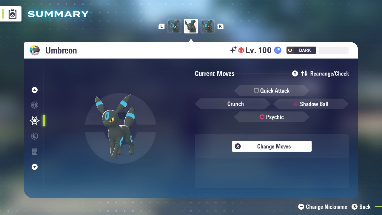 Pokemon Legends ZA Alpha Shiny Umbreon 6IV-EV Trained - Pokemon4Ever