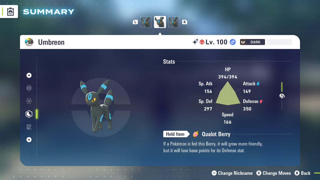 Pokemon Legends ZA Alpha Shiny Umbreon 6IV-EV Trained - Pokemon4Ever