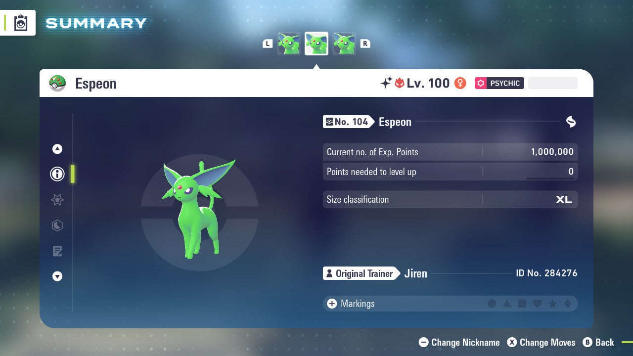 Pokemon Legends ZA Alpha Shiny Espeon 6IV-EV Trained - Pokemon4Ever