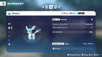Pokemon Legends ZA Alpha Shiny Vaporeon 6IV-EV Trained - Pokemon4Ever