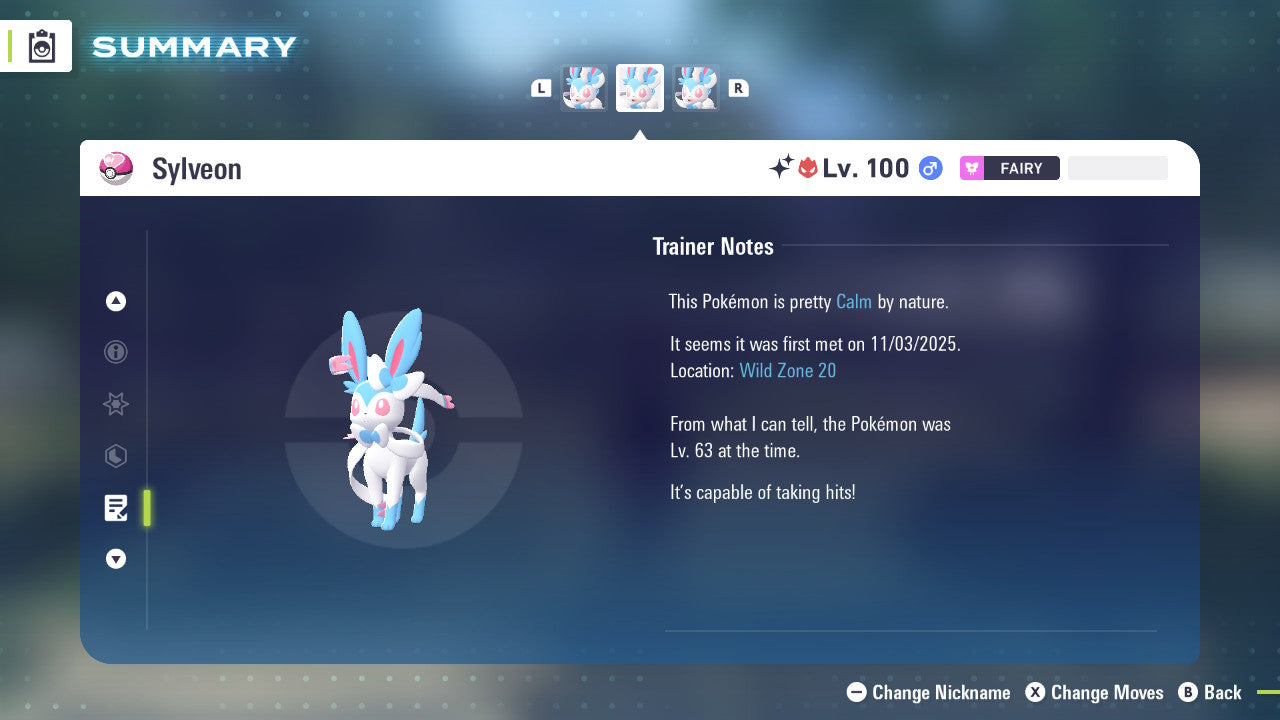 Pokemon Legends ZA Alpha Shiny Sylveon 6IV-EV Trained - Pokemon4Ever
