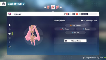 Pokemon Legends ZA Alpha Shiny Lopunny 6IV-EV Trained - Pokemon4Ever