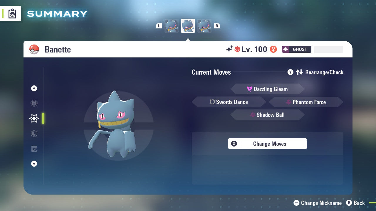 Pokemon Legends ZA Alpha Shiny Banette 6IV-EV Trained - Pokemon4Ever