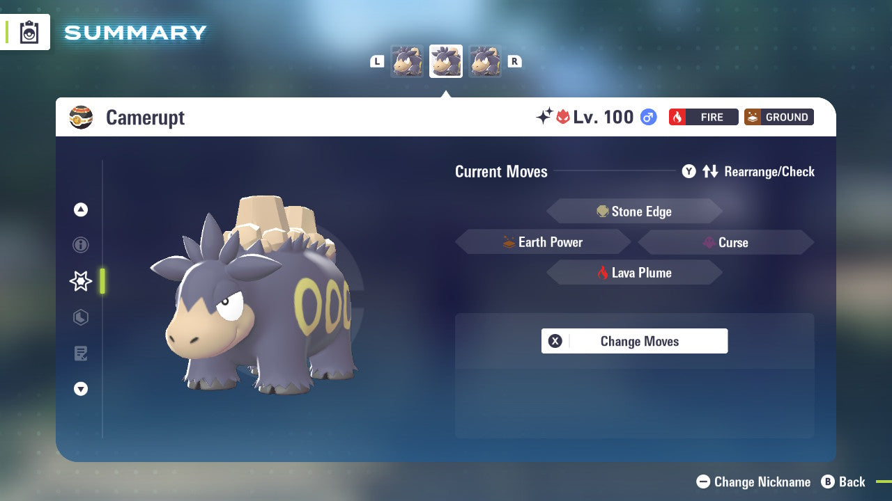 Pokemon Legends ZA Alpha Shiny Camerupt 6IV-EV Trained - Pokemon4Ever