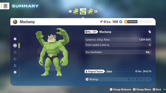 Pokemon Legends ZA Alpha Shiny Machamp 6IV-EV Trained - Pokemon4Ever