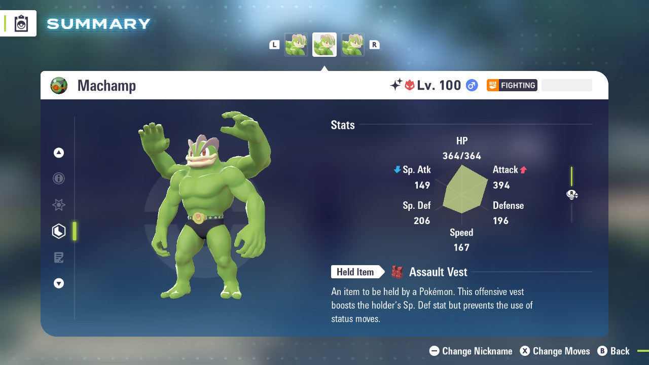 Pokemon Legends ZA Alpha Shiny Machamp 6IV-EV Trained - Pokemon4Ever