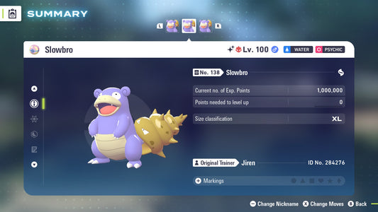 Pokemon Legends ZA Alpha Shiny Slowbro 6IV-EV Trained - Pokemon4Ever