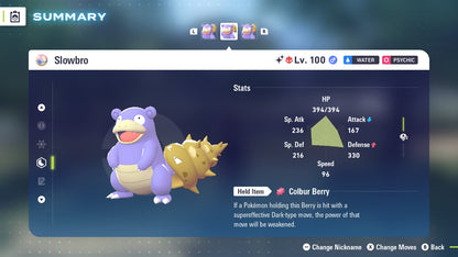 Pokemon Legends ZA Alpha Shiny Slowbro 6IV-EV Trained - Pokemon4Ever