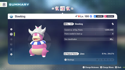 Pokemon Legends ZA Alpha Shiny Slowking 6IV-EV Trained - Pokemon4Ever