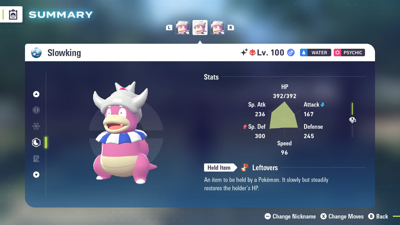Pokemon Legends ZA Alpha Shiny Slowking 6IV-EV Trained - Pokemon4Ever