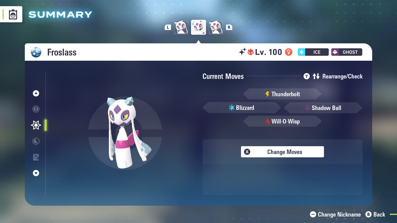 Pokemon Legends ZA Alpha Shiny Froslasss 6IV-EV Trained - Pokemon4Ever