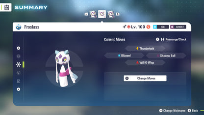 Pokemon Legends ZA Alpha Shiny Froslasss 6IV-EV Trained - Pokemon4Ever