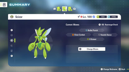 Pokemon Legends ZA Alpha Shiny Scizor 6IV-EV Trained - Pokemon4Ever