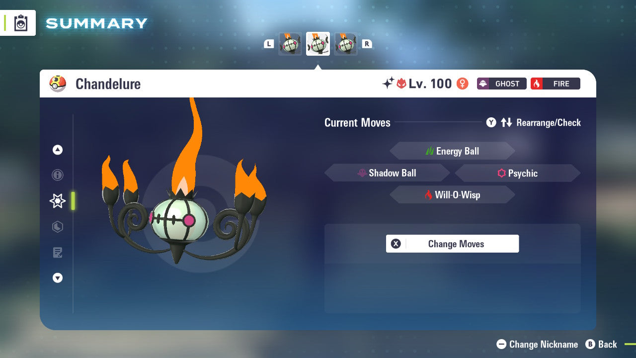 Pokemon Legends ZA Alpha Shiny Chandelure 6IV-EV Trained - Pokemon4Ever