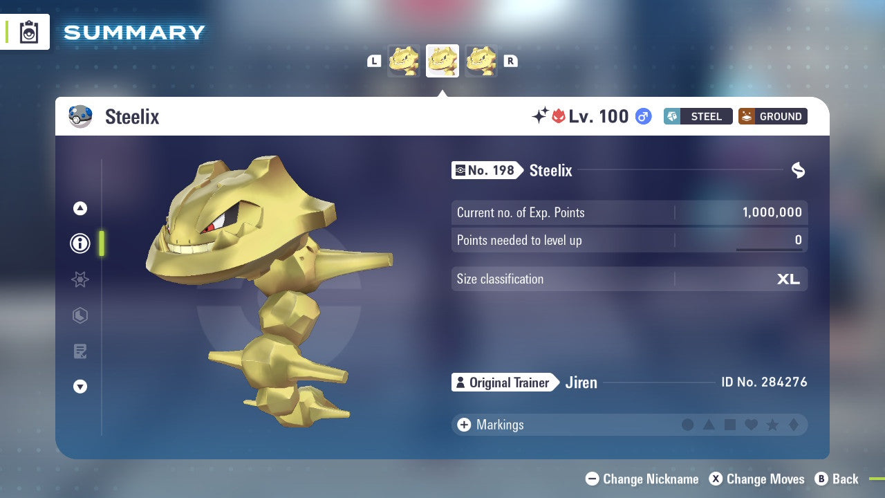 Pokemon Legends ZA Alpha Shiny Steelix 6IV-EV Trained - Pokemon4Ever