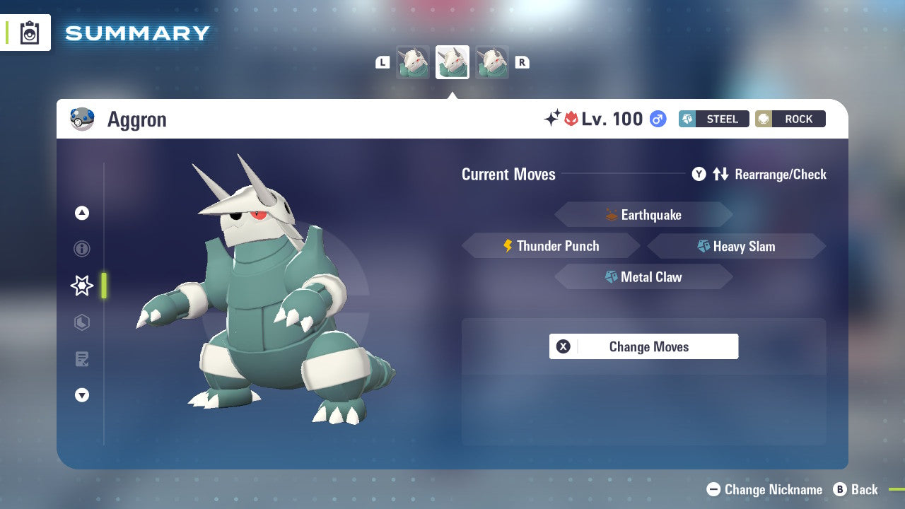 Pokemon Legends ZA Alpha Shiny Aggron 6IV-EV Trained - Pokemon4Ever