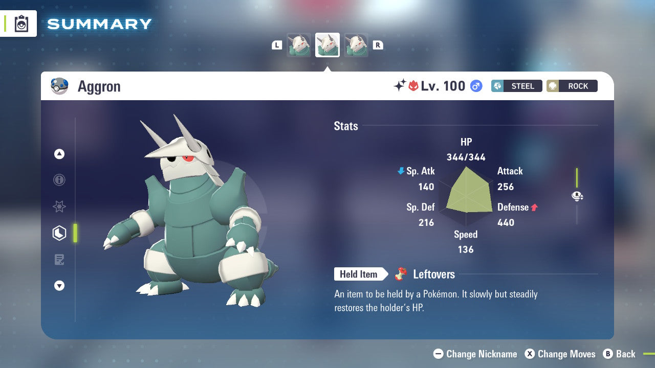 Pokemon Legends ZA Alpha Shiny Aggron 6IV-EV Trained - Pokemon4Ever