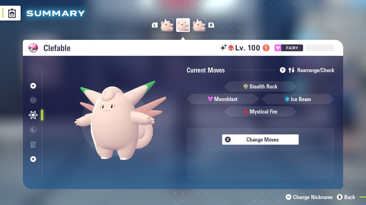 Pokemon Legends ZA Alpha Shiny Clefable 6IV-EV Trained - Pokemon4Ever