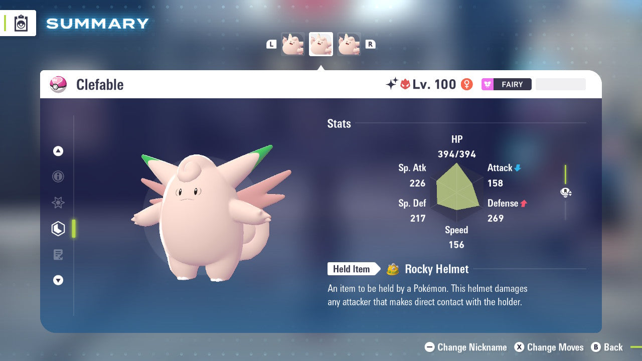 Pokemon Legends ZA Alpha Shiny Clefable 6IV-EV Trained - Pokemon4Ever