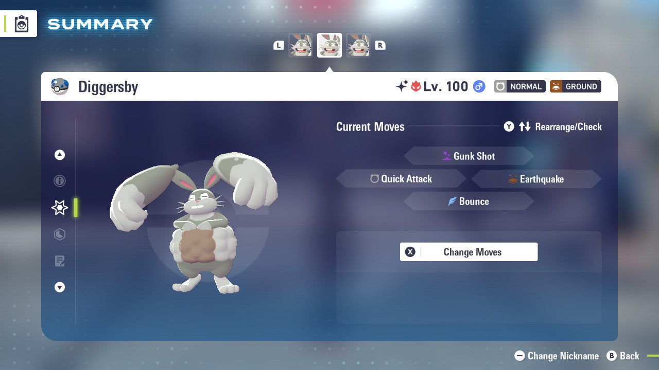 Pokemon Legends ZA Alpha Shiny Diggersby 6IV-EV Trained - Pokemon4Ever