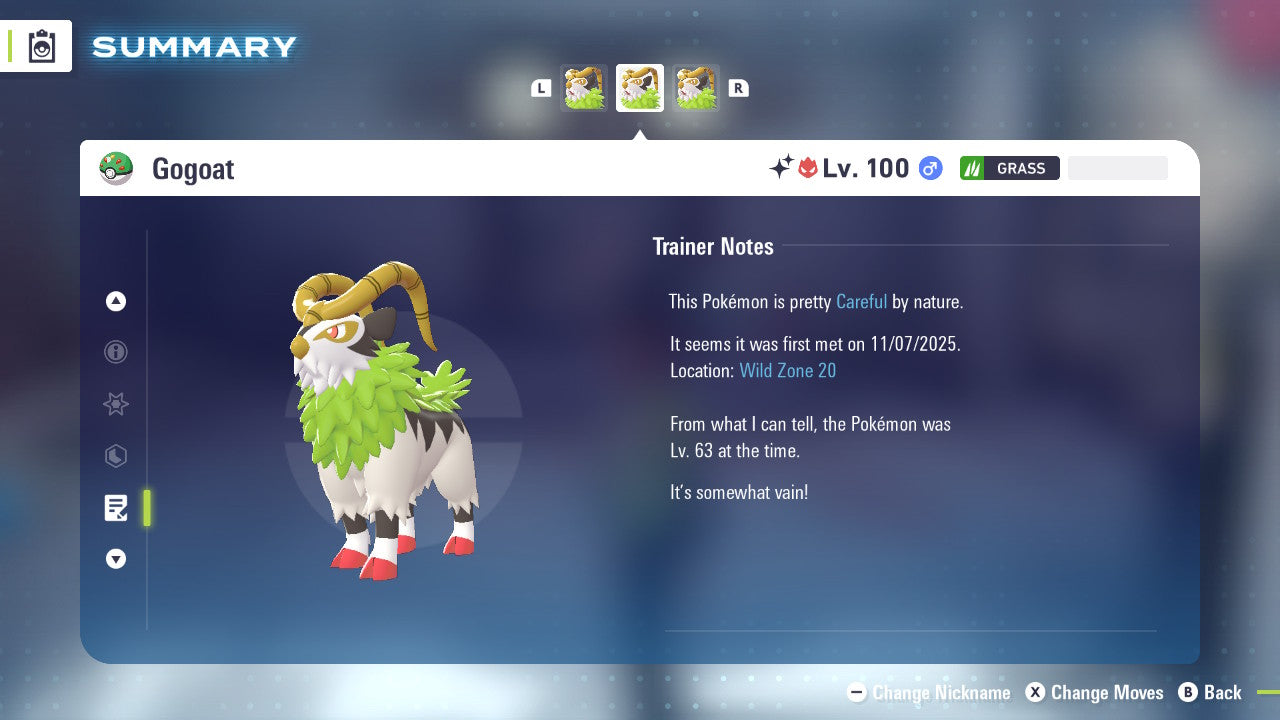 Pokemon Legends ZA Alpha Shiny Gogoat 6IV-EV Trained – Pokemon4Ever