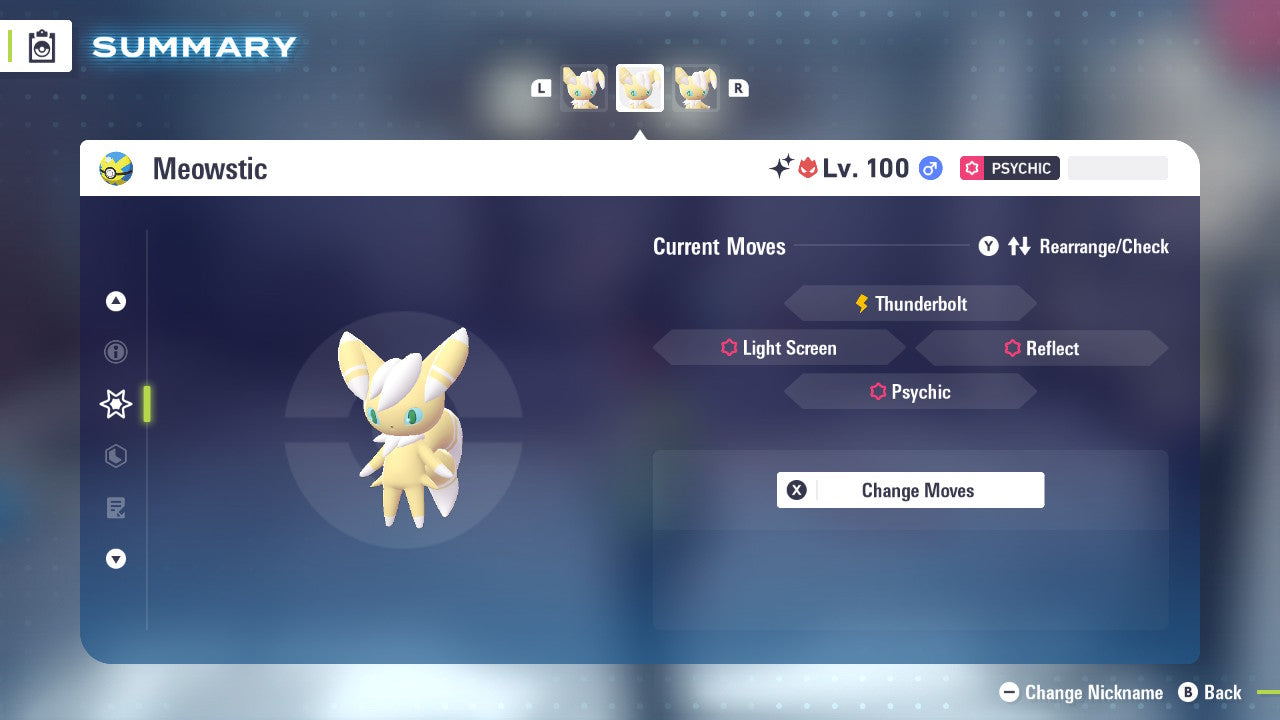 Pokemon Legends ZA Alpha Shiny Meowstic-M 6IV-EV Trained - Pokemon4Ever