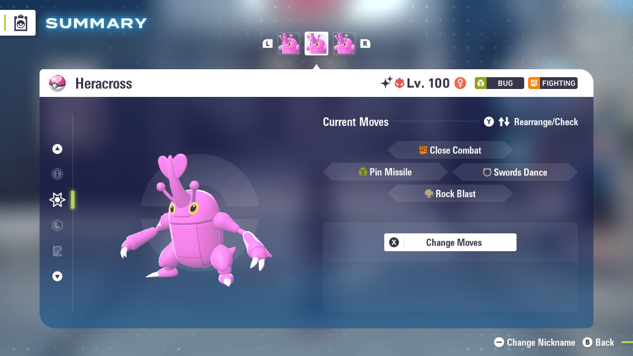 Pokemon Legends ZA Alpha Shiny Heracross 6IV-EV Trained - Pokemon4Ever