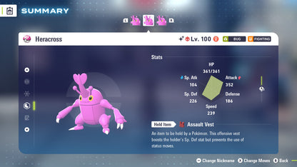 Pokemon Legends ZA Alpha Shiny Heracross 6IV-EV Trained - Pokemon4Ever