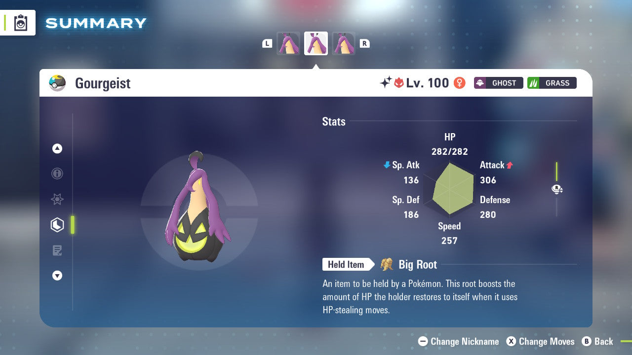 Pokemon Legends ZA Alpha Shiny Gourgeist 6IV-EV Trained - Pokemon4Ever