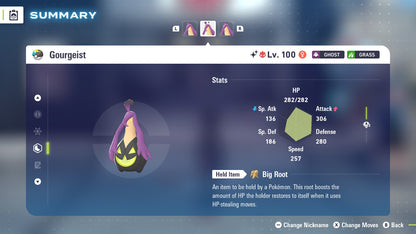 Pokemon Legends ZA Alpha Shiny Gourgeist 6IV-EV Trained - Pokemon4Ever